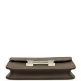 Hermes Constance Slim Wallet Etain Epsom Palladium Hardware