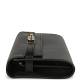 Hermes Kelly Wallet To Go Black Chevre Chamkila Electrum Hardware - Thumbnail View 3