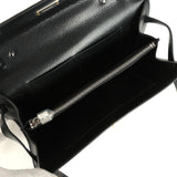 Hermes Kelly Wallet To Go Black Chevre Chamkila Electrum Hardware - Thumbnail View 7