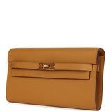 Hermes Kelly Wallet To Go Sesame Epsom Gold Hardware