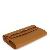 Hermes Kelly Wallet To Go Sesame Epsom Gold Hardware