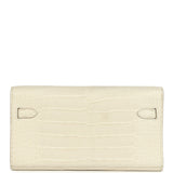 Hermes Kelly Wallet To Go Beton Matte Alligator Gold Hardware