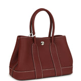 Hermes Garden Party Neo 23 Rouge H Negonda Palladium Hardware - Thumbnail View 2