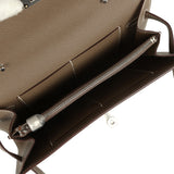 Hermes Kelly Wallet To Go Etoupe Epsom Palladium Hardware