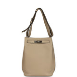 Pre-owned Hermes So Kelly 22 Gris Tourterelle Togo Palladium Hardware - Thumbnail View 1