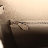 Pre-owned Hermes So Kelly 22 Gris Tourterelle Togo Palladium Hardware - Thumbnail View 9
