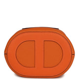 Hermes In-The-Loop 18 Orange Clemence and Swift Palladium Hardware