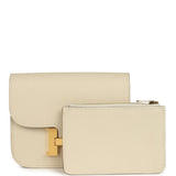 Hermes Constance Slim Wallet Craie Epsom Gold Hardware - Thumbnail View 7