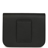 Hermes Constance Slim Wallet Black Epsom Gold Hardware