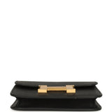 Hermes Constance Slim Wallet Black Epsom Gold Hardware
