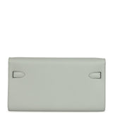 Hermes Kelly Wallet To Go Gris Pantin Epsom Palladium Hardware