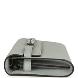 Hermes Kelly Wallet To Go Gris Pantin Epsom Palladium Hardware