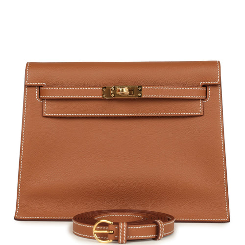 Hermes Kelly Danse Gold Evercolor Gold Hardware