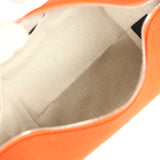 Hermes Bride A Brac Carre Case PM Feu Canvas Palladium Hardware