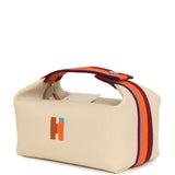 Hermes Bride A Brac Pavillon PM Naturel Canvas Palladium Hardware