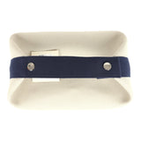 Hermes Bride A Brac Cabriole GM Gris Perle and Bleu Canvas Palladium Hardware