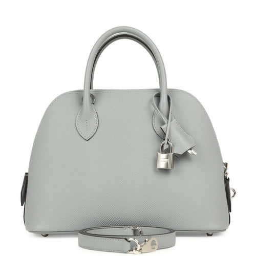 Hermes 1923 Bolide 25 Gris Pantin Epsom Palladium Hardware