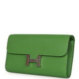 Hermes Constance Wallet To Go Vert Yucca Epsom Palladium Hardware