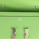 Hermes Constance Wallet To Go Vert Yucca Epsom Palladium Hardware