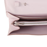 Hermes Constance Wallet To Go Mauve Pale Evercolor Palladium Hardware