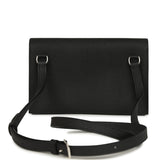 Hermes Hermesnap Wallet Black Epsom Lacquered Palladium Hardware