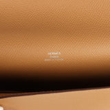 Hermes Hermesnap Wallet Biscuit Epsom Palladium Hardware