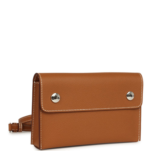Hermes Hermesnap Wallet Gold Epsom Palladium Hardware