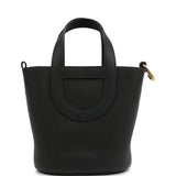 Hermes In-The-Loop 18 Black Clemence and Swift Gold Hardware