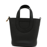 Hermes In-The-Loop 18 Black Clemence and Swift Gold Hardware