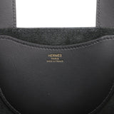 Hermes In-The-Loop 18 Black Clemence and Swift Gold Hardware