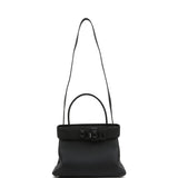 Hermes Medor Bag Black Togo and Swift Palladium Hardware - Thumbnail View 7