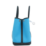 Hermes Garden Party 30 Bleu Riviera Officier Canvas and Bleu de Prusse Negonda Palladium Hardware - Thumbnail View 3