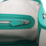 Hermes Garden Party 30 Vert Jade Epsom Palladium Hardware