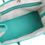 Hermes Garden Party 30 Vert Jade Epsom Palladium Hardware