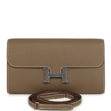 Hermes Constance Wallet To Go Etoupe Epsom Palladium Hardware