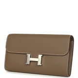 Hermes Constance Wallet To Go Etoupe Epsom Palladium Hardware