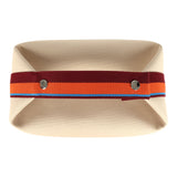 Hermes Bride A Brac Pavillon GM Naturel Canvas Palladium Hardware