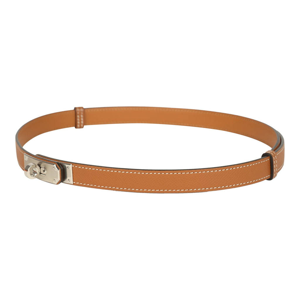 Hermes Kelly Pocket Belt 18 Gold Epsom Palladium Hardware