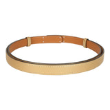 Hermes Kelly Pocket Belt 18 Dore Chevre Chamkilight Palladium Hardware