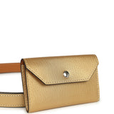 Hermes Kelly Pocket Belt 18 Dore Chevre Chamkilight Palladium Hardware