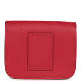 Hermes Constance Slim Wallet Rubis Epsom Gold Hardware
