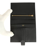 Hermes Bearn Compact Wallet Black Epsom Rose Gold Hardware - Thumbnail View 7