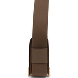 Hermes Geta Etoupe Chevre Mysore Gold Hardware