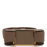 Hermes Geta Etoupe Chevre Mysore Gold Hardware
