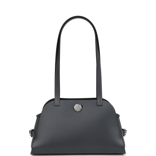 Hermes Tablier Sellier Ardoise Vache Hunter, Swift and Toile Militaire Palladium Hardware