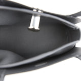 Hermes Tablier Sellier Ardoise Vache Hunter, Swift and Toile Militaire Palladium Hardware