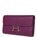 Hermes Constance Wallet To Go Anemone Epsom Palladium Hardware - Thumbnail View 5