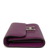 Hermes Constance Wallet To Go Anemone Epsom Palladium Hardware - Thumbnail View 3