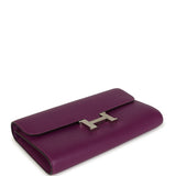 Hermes Constance Wallet To Go Anemone Epsom Palladium Hardware - Thumbnail View 6