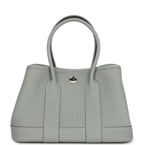 Hermes Garden Party Neo 23 Gris Pantin Negonda Palladium Hardware